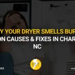 burnt-smelling dryer