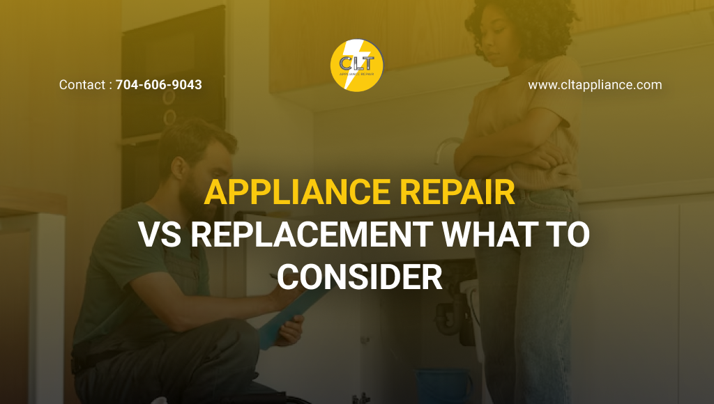 appliance repair vs replacement