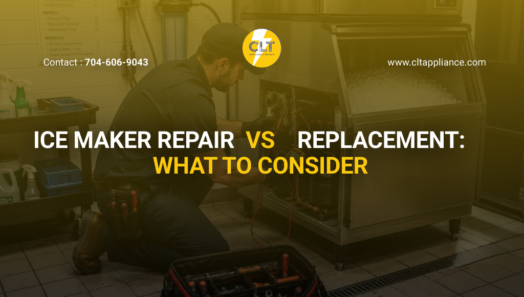 ice maker repair vs replacement what to consider